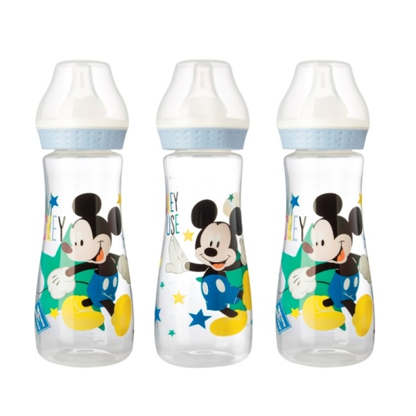 Babycalin Lot 3 Biberons 250 ml Mickey